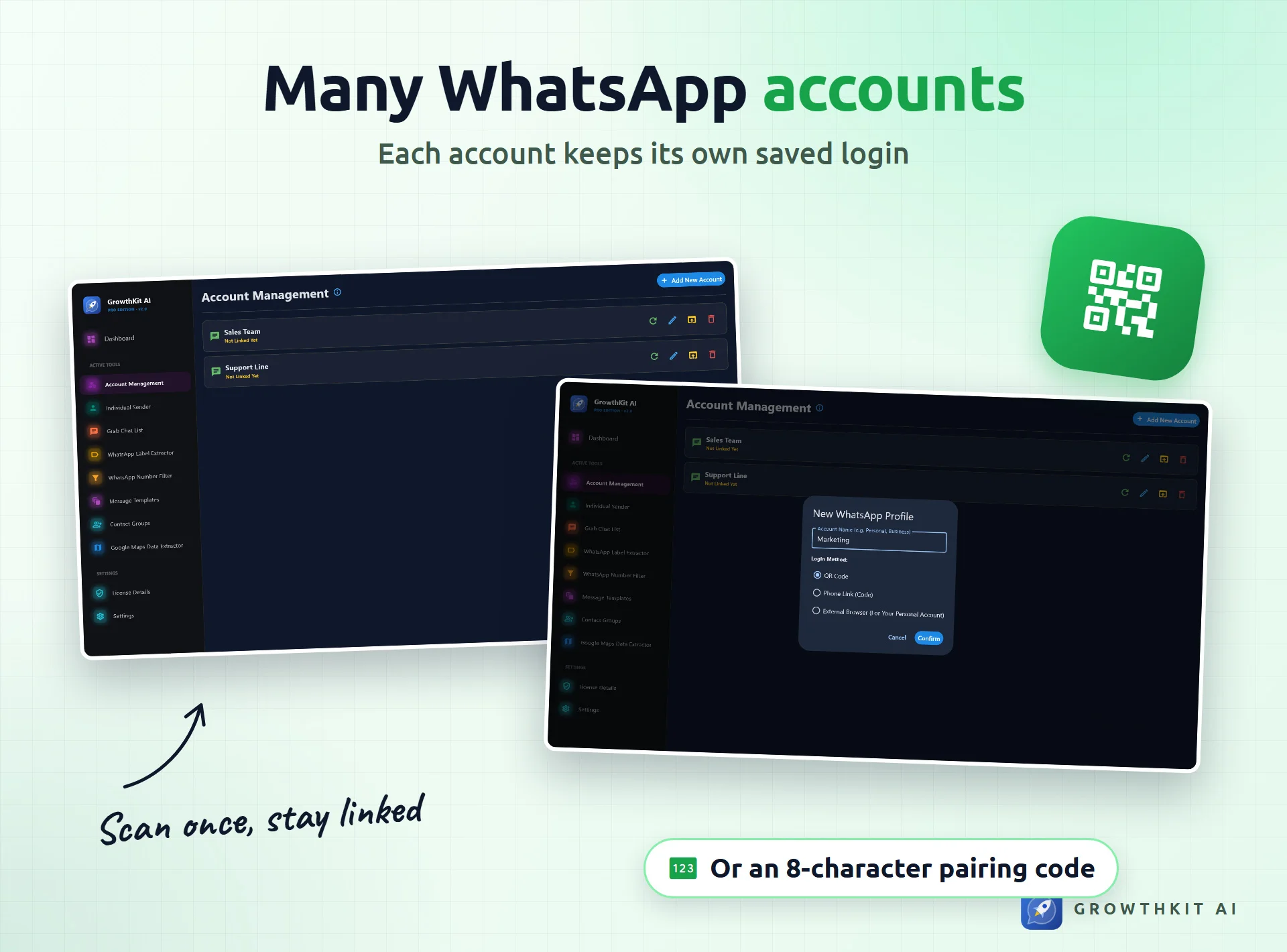 Multiple WhatsApp accounts